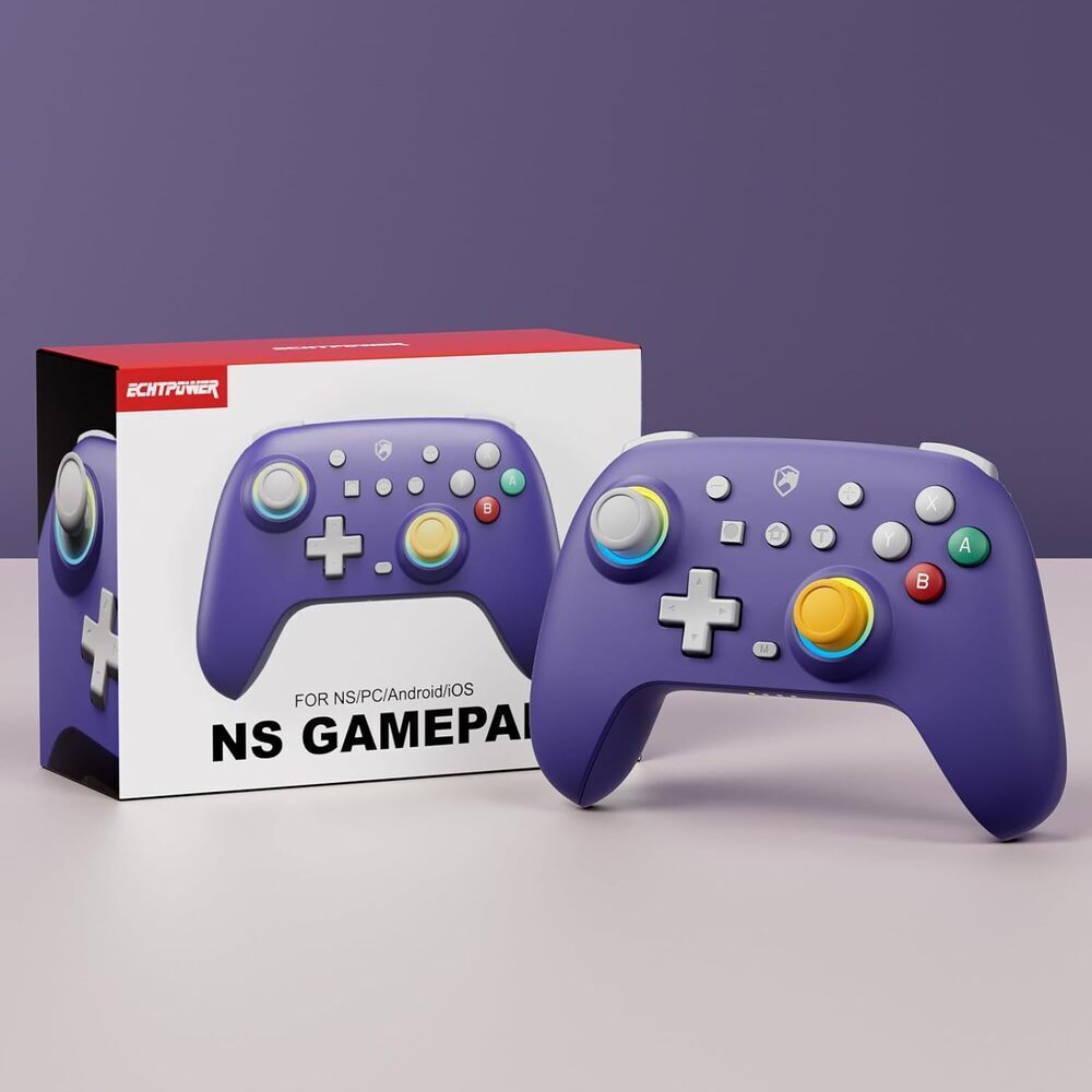 ECHTPower Switch Controller Wireless Pro RGB Turbo Retro Gamepad for Switch 2 - Picture 8 of 8